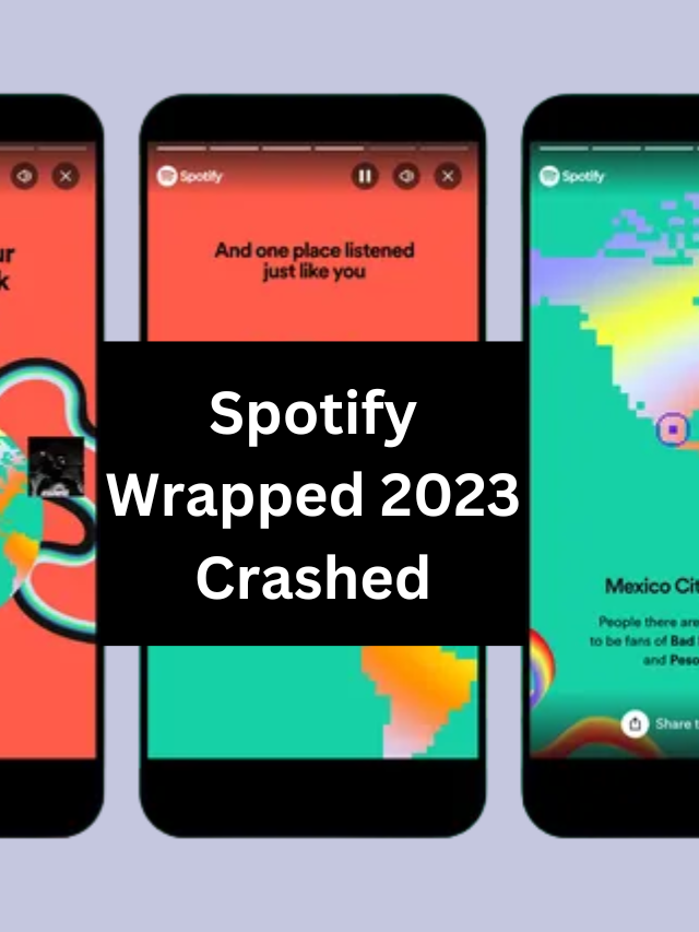 Spotify Wrapped 2023 Crashed